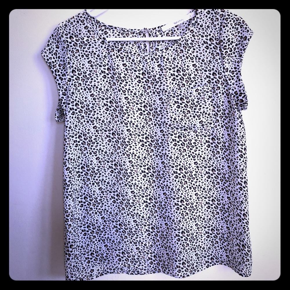Leopard Print Blouse